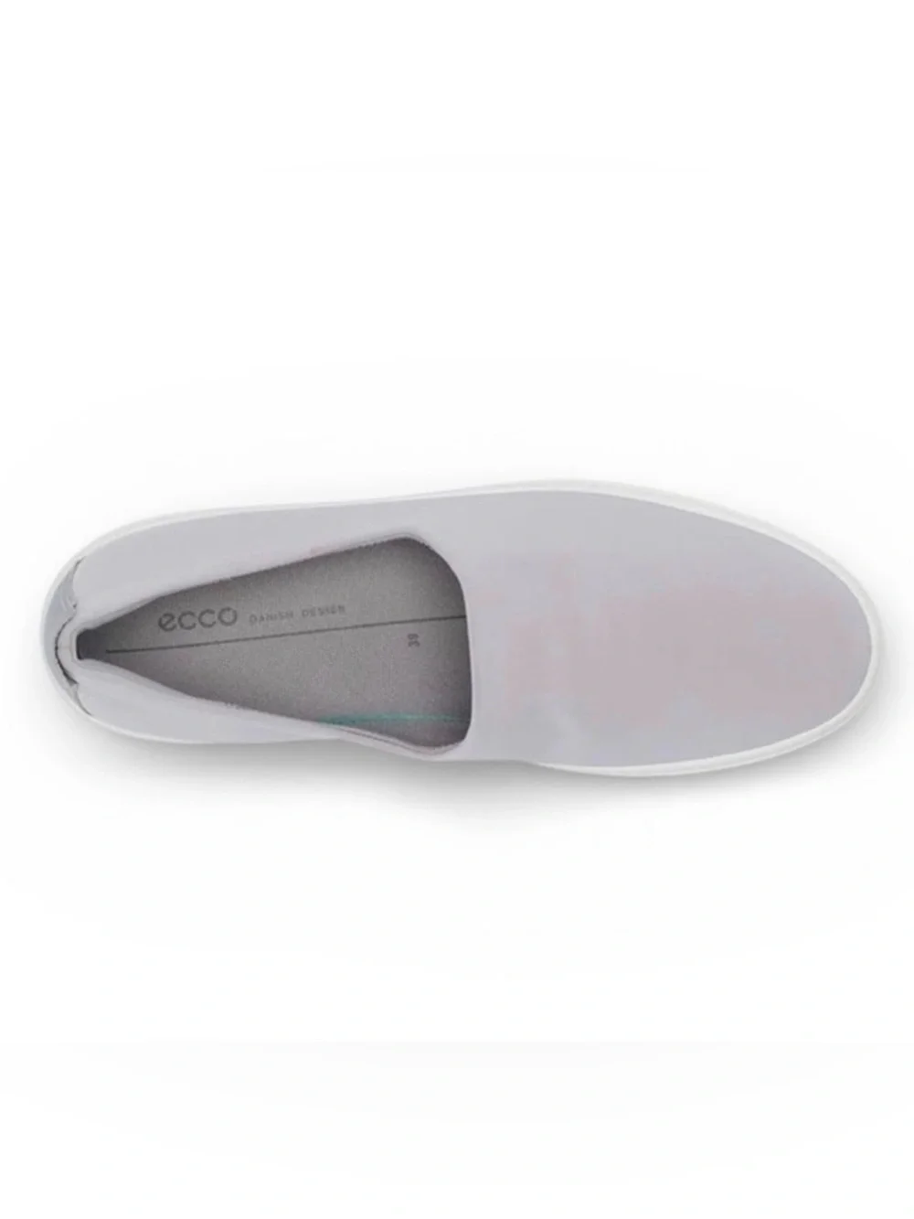 ECCO Soft 7 Wedge Slip-on Sneaker Silver Gray Women’s EU Sz 41; US 10-10.5